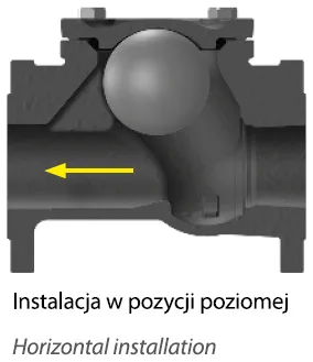 DRENO Rutulinis atbulinis vožtuvas F/F, nuotrauka 4