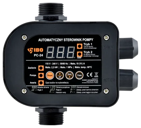 IBO Elektroninė slėgio relė PC-24, nuotrauka 2