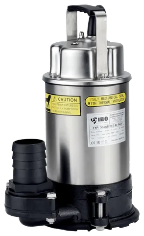 IBO KBFU INOX - dumblo siurbliai, nuotrauka 2