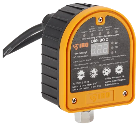 Elektroninė slėgio relė DIG-IBO, nuotrauka 2